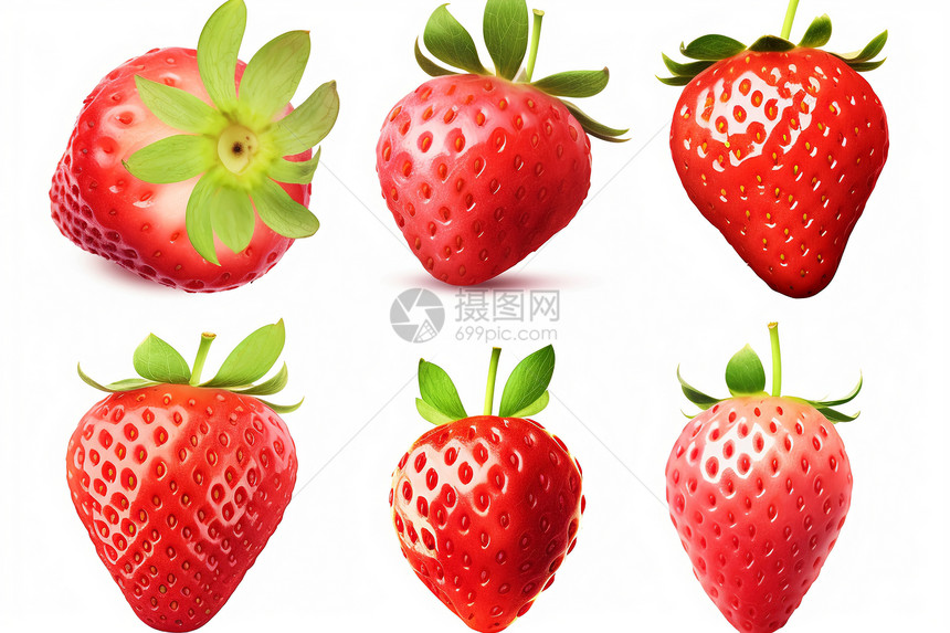 好吃的草莓图片