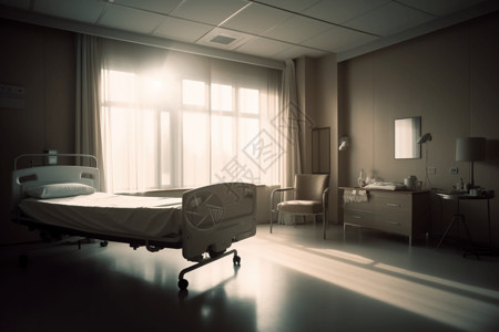 病房设计素材缺少家具的病房设计图片