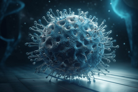 医学病毒细胞图片