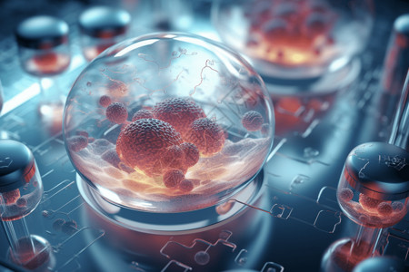 种苗培育培育中的干细胞设计图片