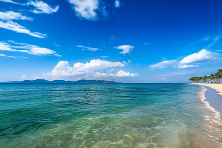 海岸边的美丽景色图片