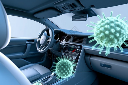 汽车内部模拟病毒图片