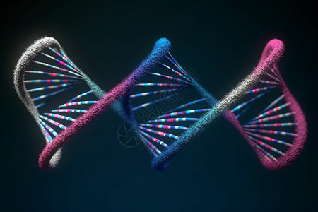 荧光棒螺旋DNA视图设计图片