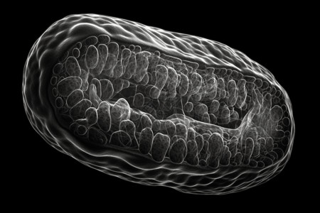 电子显微镜免疫细胞线粒体高清图片