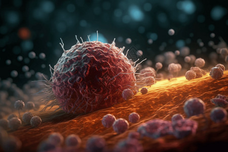 肿瘤的细胞繁衍背景图片