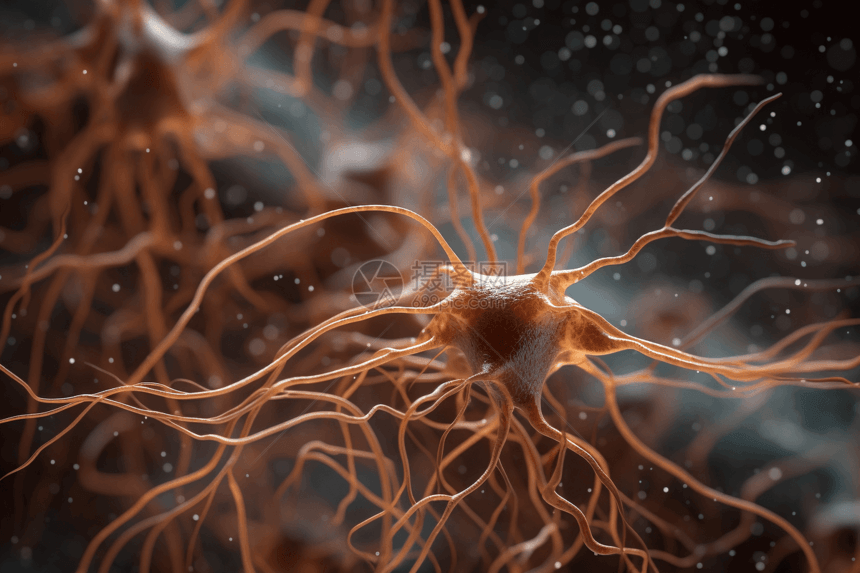 髓鞘的神经元图片