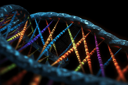 DNA的宏观视图背景图片
