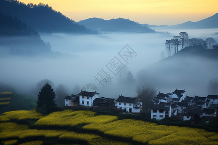 乡村美景图片