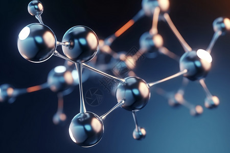 分子结构医学背景图片