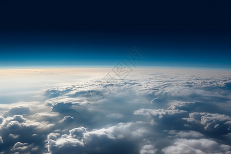轻飘飘的浮云背景图片