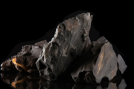 矿物燃料黑漆漆的煤炭背景