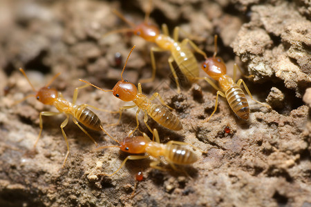 黄色蚂蚁蚂蚁的家背景