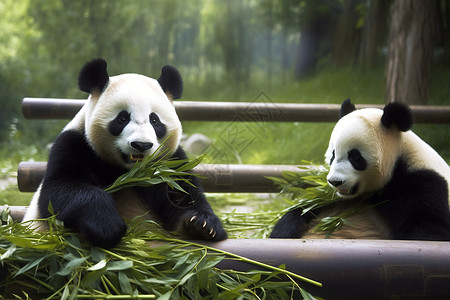 呆萌的大熊猫高清图片