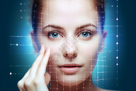 皮肤激光面部扫描传感器设计图片