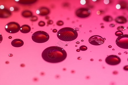 粉色抽象水滴背景图片