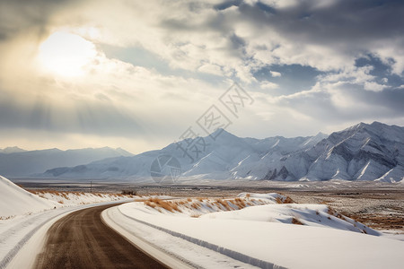 模糊的轮胎痕迹轮胎痕迹的道路背景