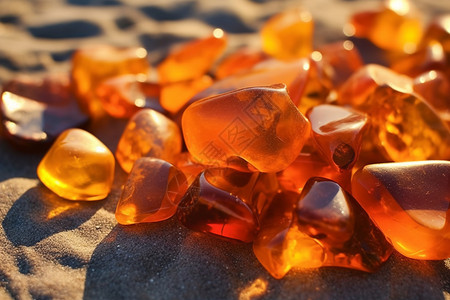 太阳珠宝素材夏季，太阳，树脂，海，琥珀，矿业，矿物，黄色，高清背景