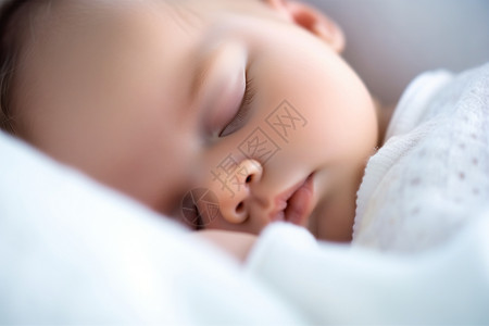 沉睡的婴儿图片