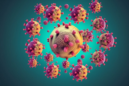 病毒细胞变化图片