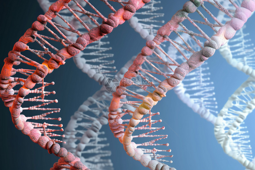 DNA结构图图片