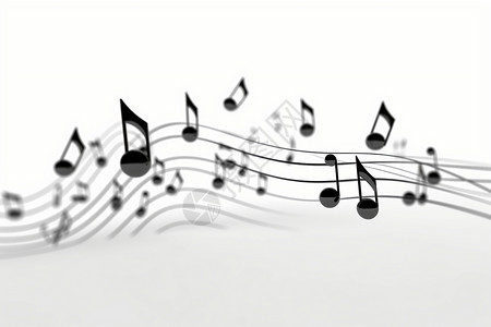 音乐线极简主义符号背景设计图片