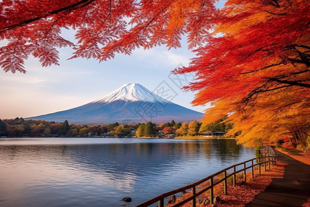 微风吹拂过湖面背景