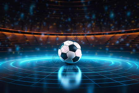 足球体育科技运动背景图片