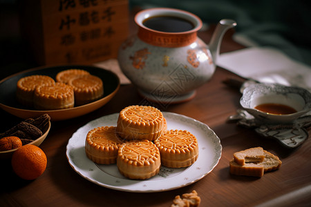 中秋节美食图片
