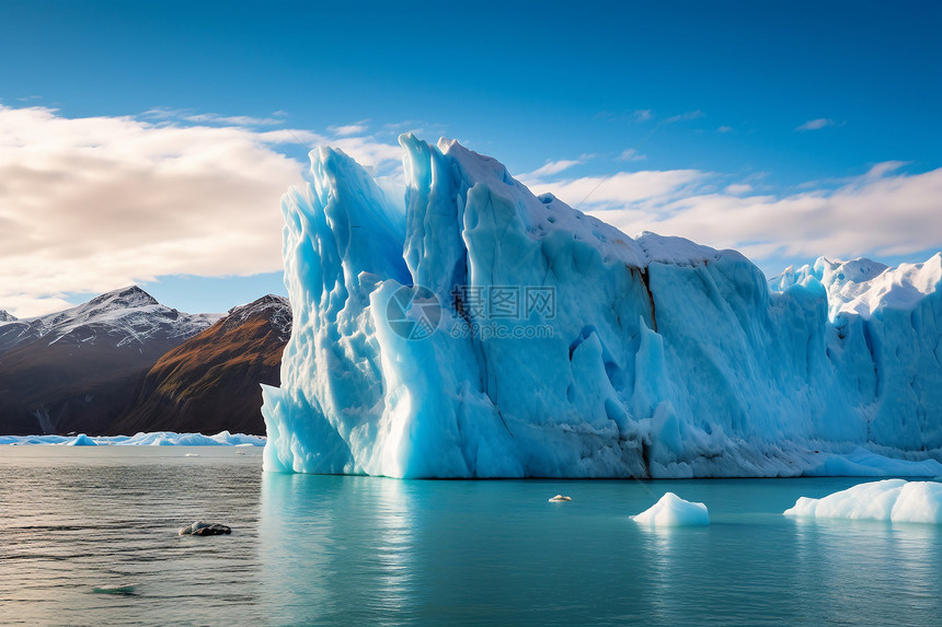 冰川景观图片