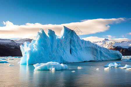 全球变暖冰川溶解图片