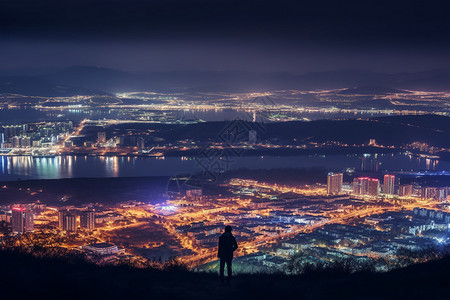 夜色下的美景图片