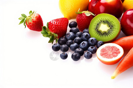 新鲜的水果背景图片