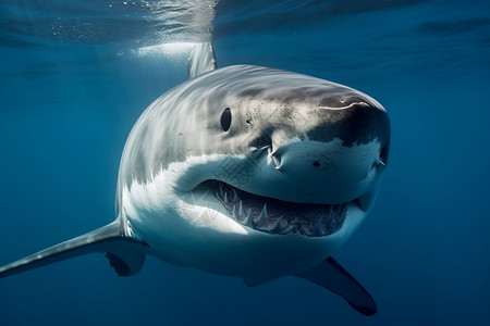海洋生物大白鲨图片