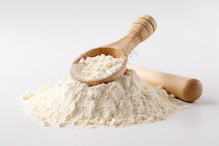 纯手工的小麦粉背景图片