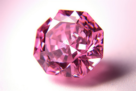 粉红色钻石美丽的粉色宝石设计图片