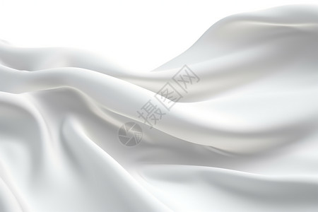 真丝枕套白色真丝背景设计图片