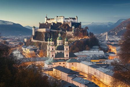 欧洲的城堡建筑图片