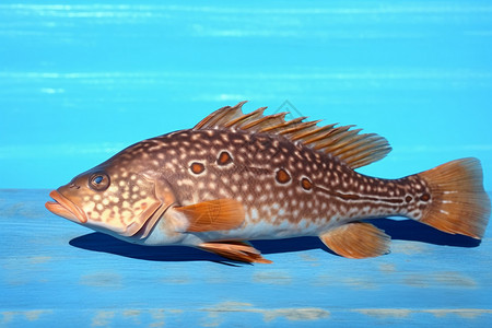 小型石斑鱼背景图片