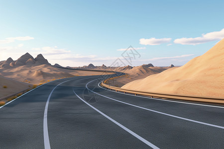 3D道路3d交高速公路背景