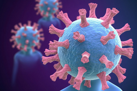 腺病毒呼吸道疾病的病毒设计图片