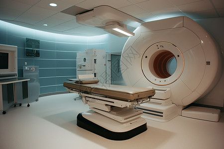 ct设备医院内部的ct扫描背景