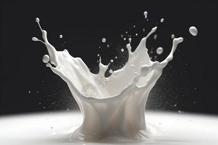 牛奶乳品飞溅的白色液体设计图片