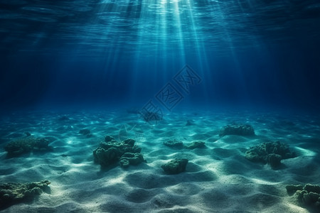 水下景观海底景观高清图片