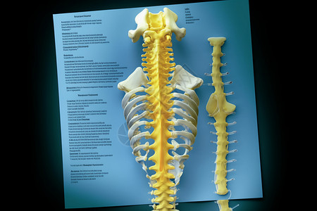 骨骼模型背景图片