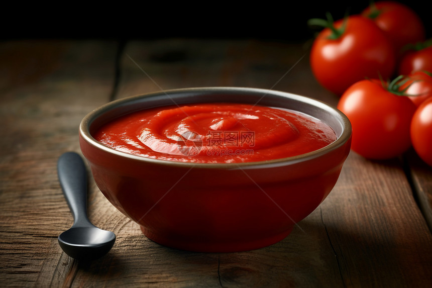 浓稠番茄酱图片