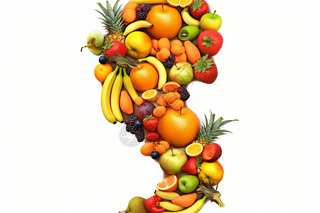 健康字体健康食品拼贴设计图片