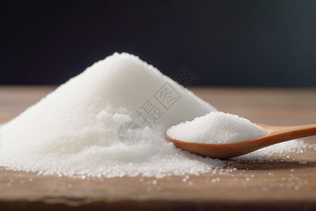红棉白砂糖粒状的食物白糖背景