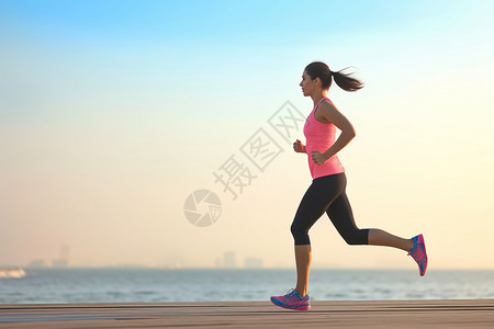 38妇女节海报图片户外跑步运动背景