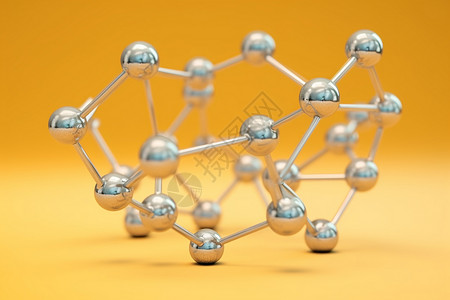 分子原子素材化学分子结构背景
