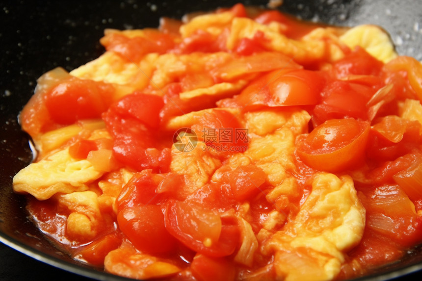 家常菜番茄炒鸡蛋图片